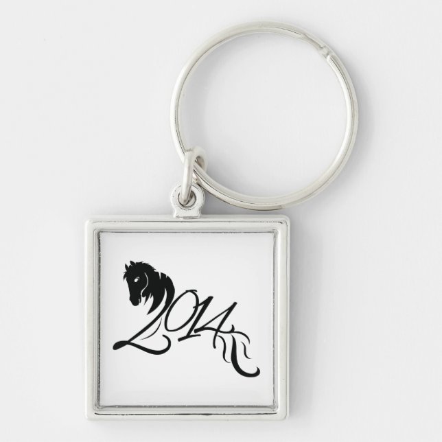 Porte-clés Année du cheval 2014 (Devant)