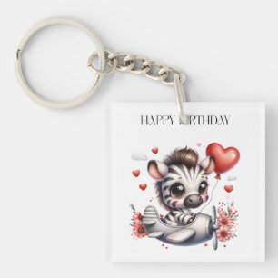 Porte-clés Anniversaire de Zebra Pilot