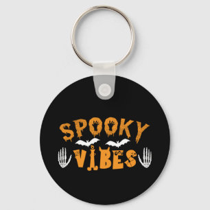 Porte-clés Anniversaire des Vibes Éffrayantes d'Halloween