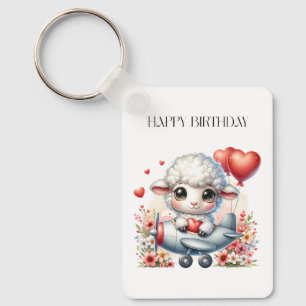 Porte-clés Anniversaire du pilote de mouton