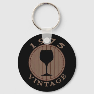 Porte-clés Anniversaire du vin 1975 Vintage