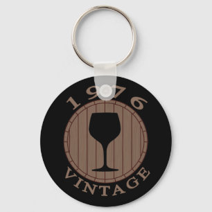 Porte-clés Anniversaire du vin 1976 Vintage