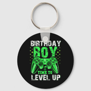 Porte-clés Anniversaire Garçon Temps De Niveau Up Video Jeu A