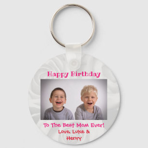 Porte-clés Anniversaire Maman Monde meilleur jamais mignonne 