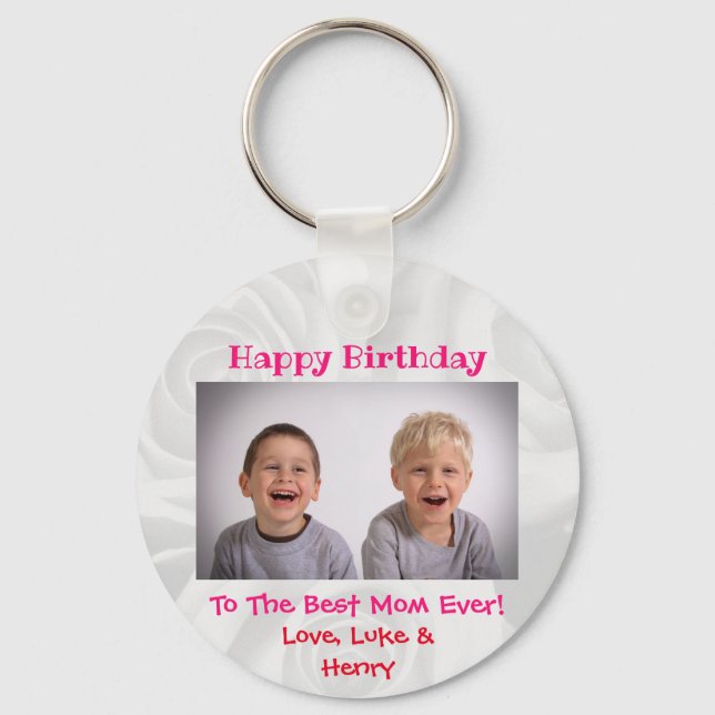 Porte-clés Anniversaire Maman Monde meilleur jamais mignonne  (Recto)