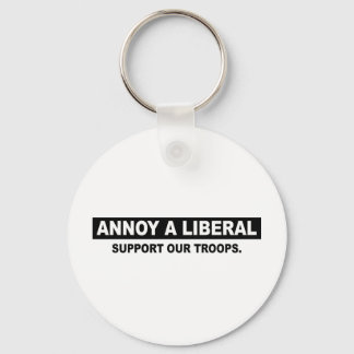 PORTE-CLÉS ANNOY A UN LIBÉRAL. SOUTENIR NOS TROUPES