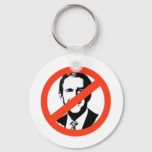 Porte-clés ANTI-BUSH - ANTI-George W. Bush (Recto)
