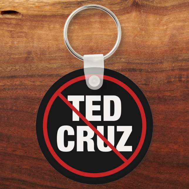 Porte-clés Anti Ted Cruz Texas Democratique (Recto)