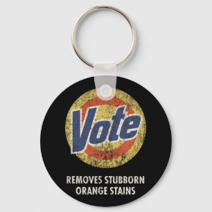 Porte-clés Anti-Trump Vote Detergent Fun Vintage