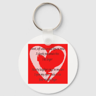 Porte-clés Anti-Valentine's Day Poem