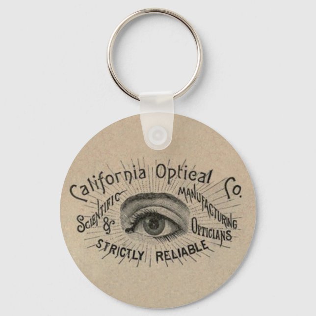 Porte-clés Antiquité des yeux Publicité optique (Recto)