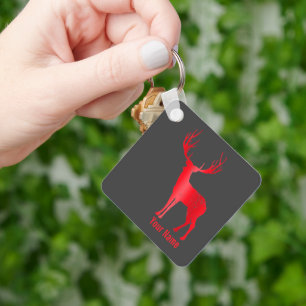 Porte-clés Antlers de Chalet de Deer Retro Antlers de Stade V