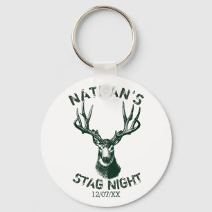 Porte-clés Antlers nocturnes de stade personnalisés