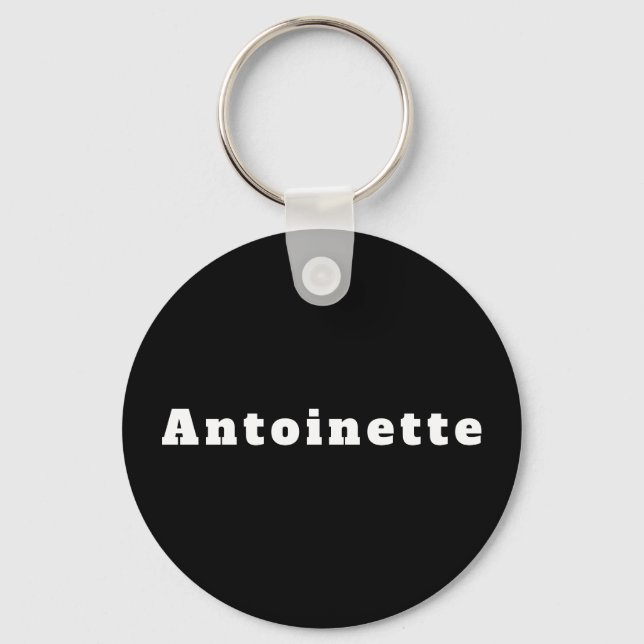 Porte-clés Antoinette (Recto)