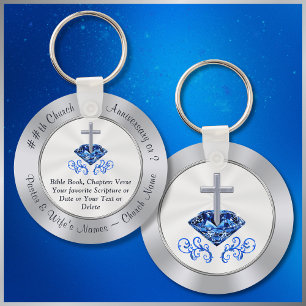 Porte-clés Any Year Inexpensive Church Anniversary Favors