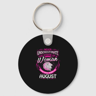 Porte-clés Août Anniversaire Cadeau Femme Leo Zodiac Astrolog