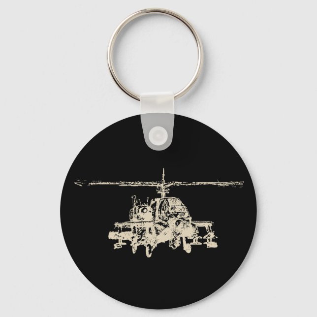 Porte-clés Apache AH-64 (Recto)