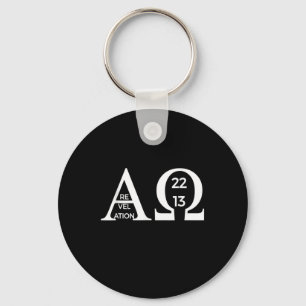 Porte-clés Apocalypse 2213 Alpha Omega T-shirt Bible Christia