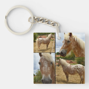 Porte-clés Appaloosa Horse Photo Collage,