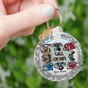Porte-clés Appel à lui porte - clé chrétien