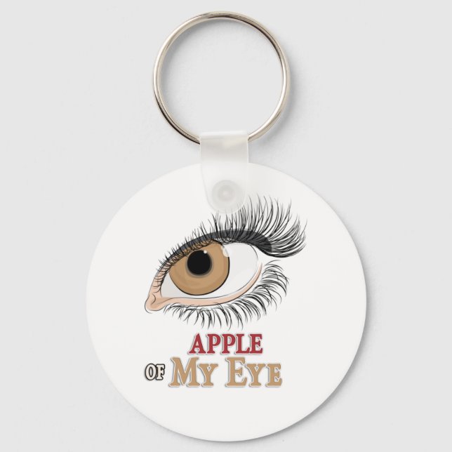 Porte-clés Apple de My Eye Eyelashes (Recto)