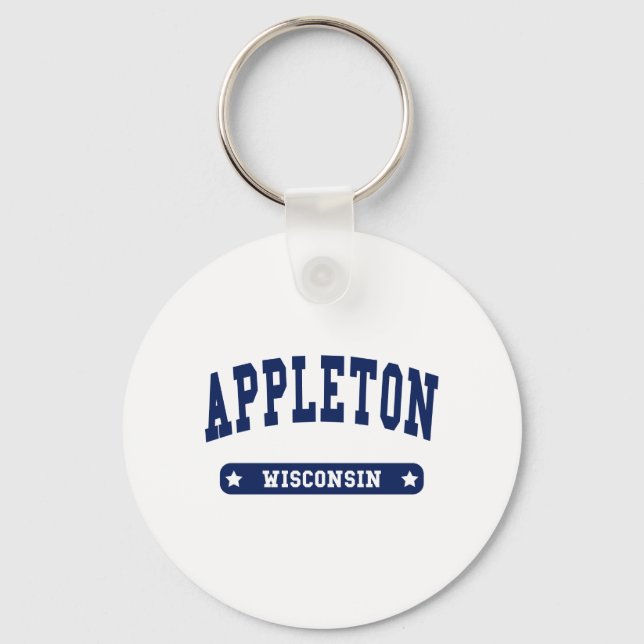 Porte-clés Appleton Wisconsin College Style T-shirts (Recto)