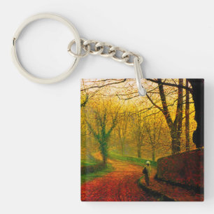 Porte-clés Après-midi de novembre à Stapleton Park Grimshaw