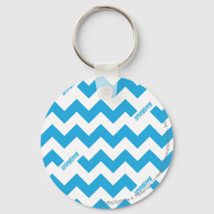 Porte-clés Aqua de zigzag