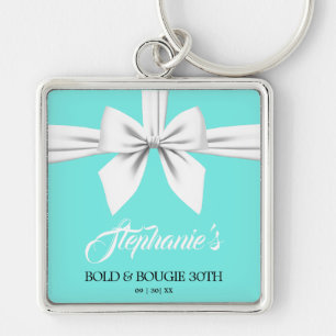 Porte-clés Aqua Elegant Fancy Tiffany Anniversaire Gardien
