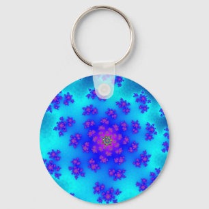 Porte-clés Aqua Floral Sprinkings