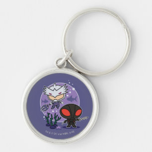 Porte-clés Aquaman   Chibi Orm & Black Manta Undersea Graphic