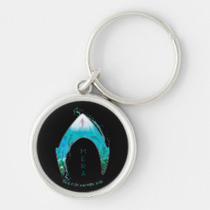 Porte-clés Aquaman Voir par Mera Symbole Ocean Graphic