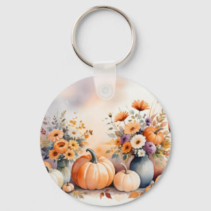 Porte-clés Aquarelle célébrant la chute