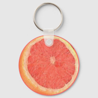 Porte-clés Aquarelle de pamplemousse - Porte - clé