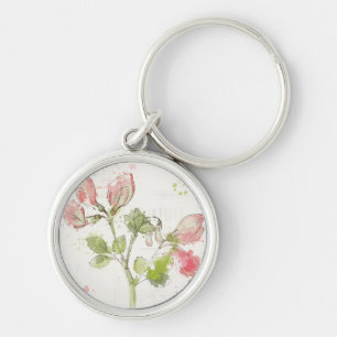 Porte-clés Aquarelle de pois doux