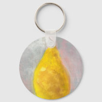 Aquarelle Golden Pear Still Life