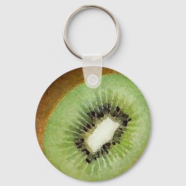 Porte-clés Aquarelle Kiwi - Porte - clé (Recto)