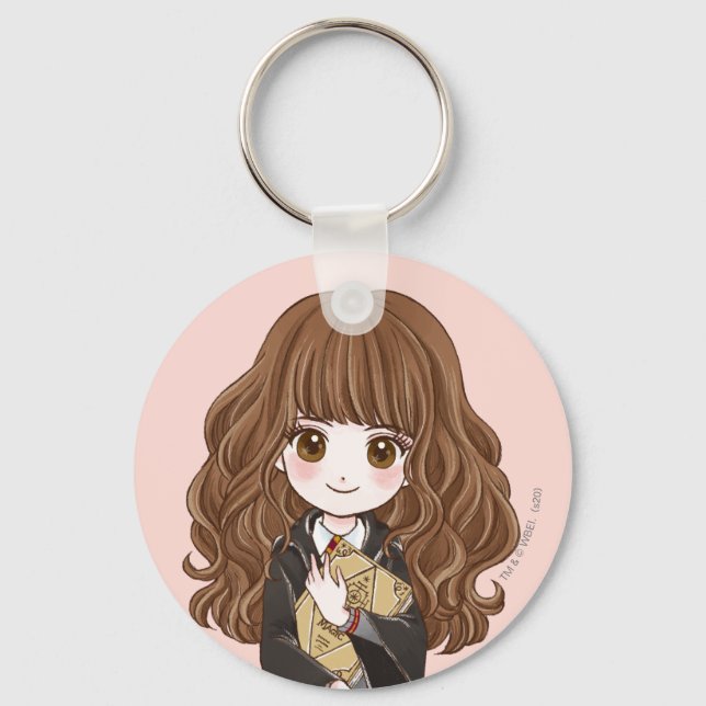 Porte-clés Aquarelle magique Hermione Granger (Recto)
