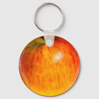 Porte-clés Aquarelle rouge Apple - Porte - clé