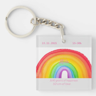 Porte-clés Aquarelles Rainbow
