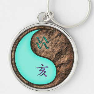 Porte-clés Aquarius & Earth Boar