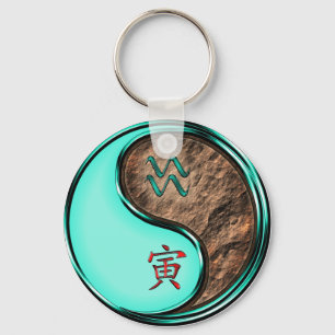 Porte-clés Aquarius & Earth Tiger