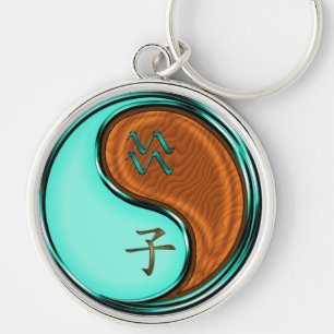 Porte-clés Aquarius et Rat de Bois