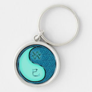 Porte-clés Aquarius et Serpent d'eau
