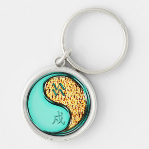 Porte-clés Aquarius & Fire Dog