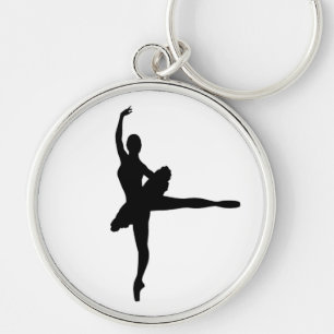 Porte-clés Arabesque de DANSEUR CLASSIQUE (silhouette de