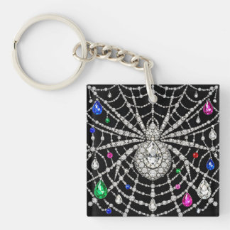 Porte-clés Araignée Glamouruse design Diamant Bijou