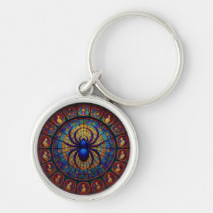 Porte-clés araignée mosaïque