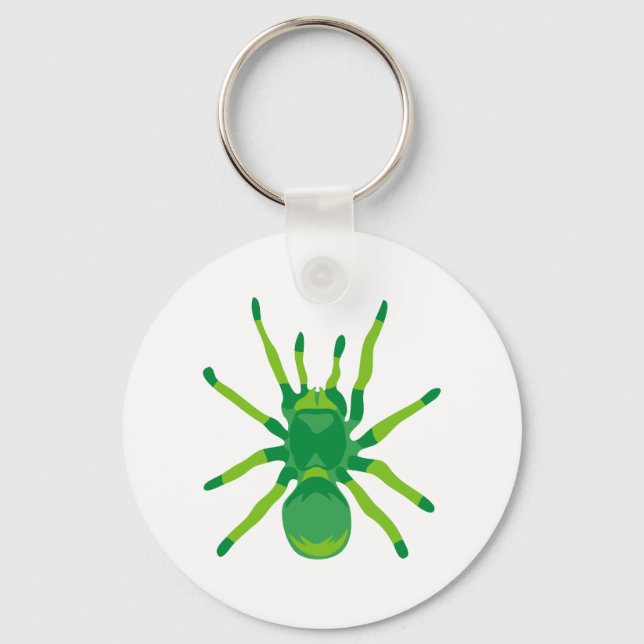 Porte-clés Araignée (verte) (Recto)
