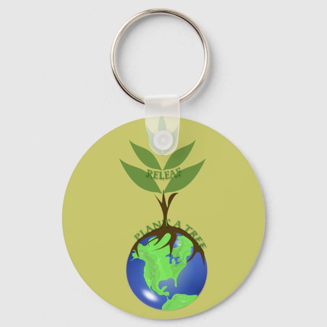 Porte-clés Arborescence ReLeaf Plante A (Recto)